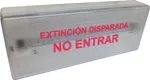 Letrero luminoso extinción disparada, con zumbador, referencia LLH de Cofem
